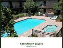 Tablet Screenshot of constitutionsquareapartments.com